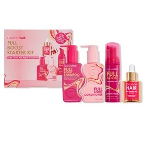 GrandeHAIR Full Boost Starter Kit scalp care hair repair complexes Thick Fuller